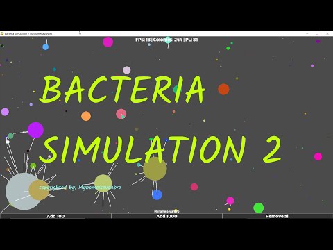 Bacteria Simulator 2 | Coded Project