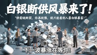 【突发】⚠️ 白银断供风暴来了！供需链断裂，你再犹豫，就只能看别人靠白银暴富!