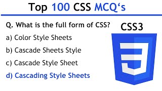 CSS MCQ Questions With Answers
