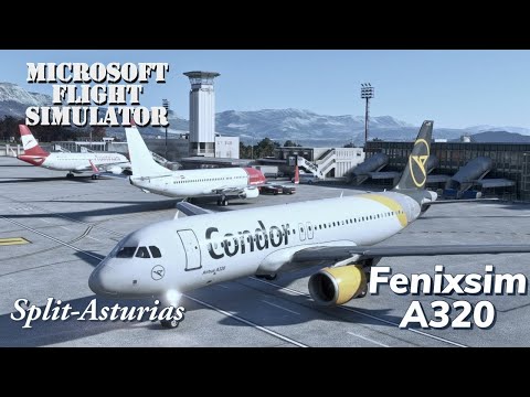 Microsoft flight simulator | Fenix A320 Condor | Split to Asturias( LDSP-LEAS)