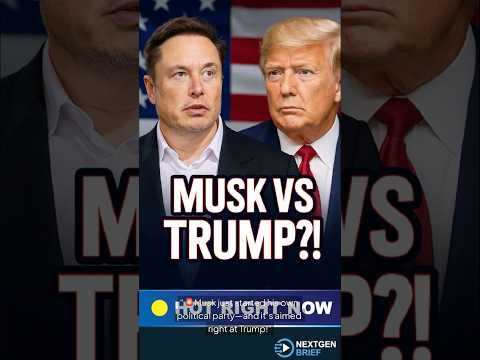 “Elon Musk Just Declared Political War on Trump 😳” #technews