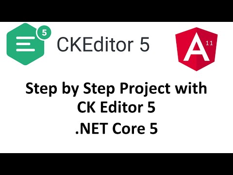 Create Blog App Step by Step Ck Editor 5 in Angular & .NET Core 5