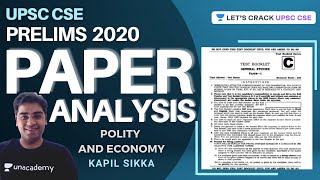 Detailed Analysis of UPSC CSE Prelims 2020 | Polity and Indian Economy | Kapil Sikka