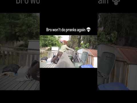 he will never prank ❌ again his dad
