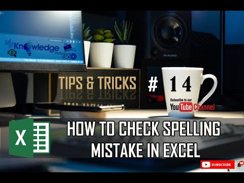 How to Check Spelling Mistake in Excel | How to Highlight Misspelled word in Excel | Spell Check