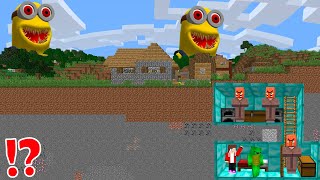 MinionEXE VS Mikey and JJ Diamond Underground bunker!