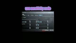 How to use pubg sensitivity code pubg mobile|sencitivity code bgmi #shorts #youtubeshorts