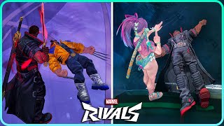 All Blade Reactions to Teammate Deaths and Eliminations Marvel Rivals