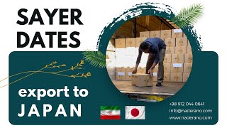 Exporting Un-pitted Sayer Dates to Japan