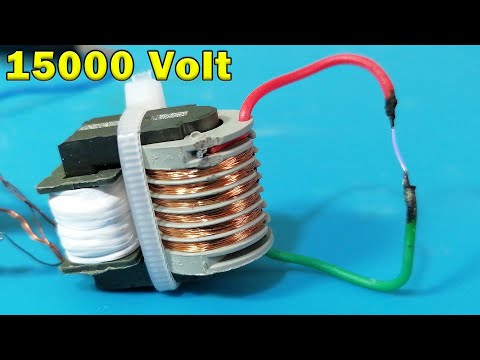 Make 3.7v to 15000v High voltage | High voltage transformer