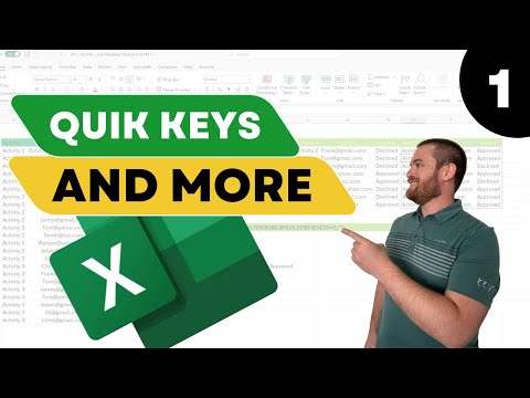 THE Excel Tutorial for Beginners | Part 1 | Quick Keys and Data Manipulation