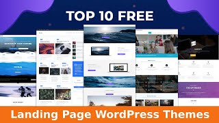 10 Best Free Landing Page WordPress Themes 2020 |  wpshopmart