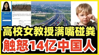 女教授国外发论文：中国高速公路发展，助力儿童拐卖增加！网友痛骂傻X滚出中国！