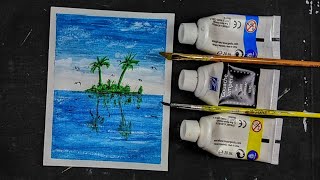 Drawing an easy island