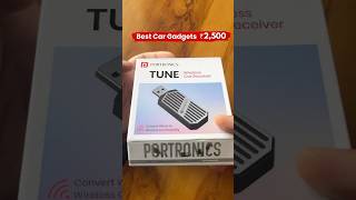 Wireless CarPlay Android Auto Adapter! Portronics Tune 2-in-1 Wireless Car Receiver 😍 #shorts