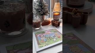 Cold rainy days call for coloring 🧸 #colorwithme #coloring #asmr #cozy #winter #aesthetic #relaxing