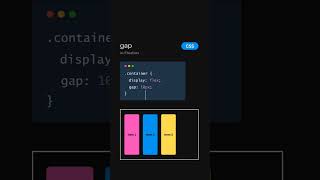 Gap CSS property in flex box
