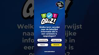05-Variables | Programming | Technologie & Wetenschap Quiz !