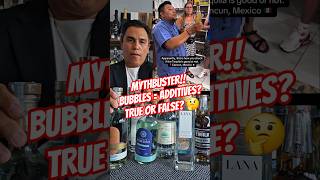 MYTHBUSTER!! Bubbles = Additives? let's find out 🤔 #mythbusting #truthormyth #tequila #viralvideo