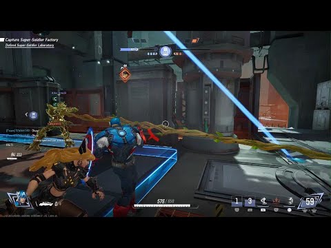 Trying out  Captain America