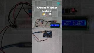 DIY Arduino Weather Station in Under 1 minute! #shorts