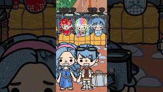 Theree unrelated sisters have super powers🔥🧠💪🏻 #tocaboca #tocalifeworld #shorts