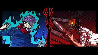 Itadori Yuji vs Denji |Devil's Curse! [Sprite Animation]