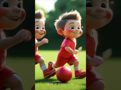 Red Color Song for Kids ❤️🎶 #Shorts #popular #learncolors #redcolor #kids #kidsmusic #kidssong