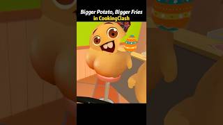 CookingClash: Bigger PotatoBigger Fries🍟 #cookingclash #funny #trending #gaming #vrgaming #vr #fyp