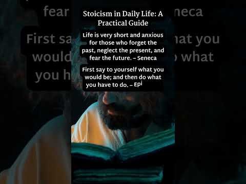 Stoicism in Daily Life: A Practical Guide #stoic #motivation  #philosophy