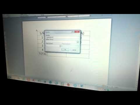 HOW TO "USE AUTO SUM IN MICROSOFT WORD"