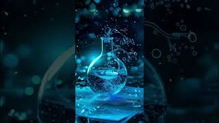 Glowing Chemical Reaction Simulation 🔬 #youtubeshorts #scienceart #aivideo #shorts #เคมี #ai #คลิป