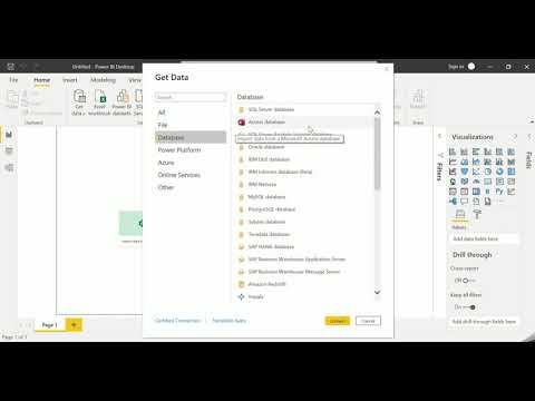 Power BI Desktop - Supported Data Sources
