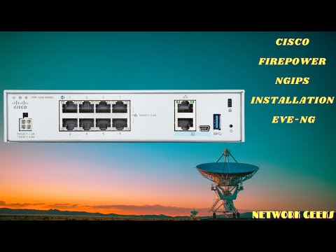 How to add Cisco FirePower NGIPS in EVE-NG (In Hindi)