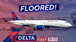 Floored! (and Grounded) · DELTA AIRLINES A220 First Class  🇺🇸 Denver to Seattle《 The US Series 》