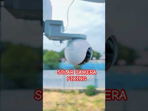 EZVIZ SOLAR CAMERA INSTALLATION AT JAFFNA