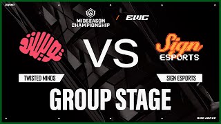 Twisted Minds vs. Sign Esports | OWCS MSC at EWC 25 - Day 1 - Group Stage