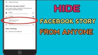 How to hide facebook story from anyone 2022|How to hide story on facebook|Facebook story hide 2022