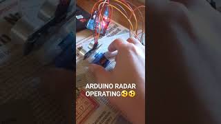 ARDUINO RADAR OPERATING #punjabisong #song #music #arduino #trending #ytshorts #viral #new #trend