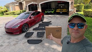 Tesla Model S Plaid 3W Floor Mats Review