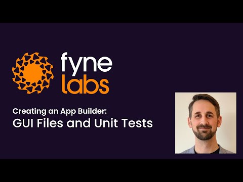 Creating an App Builder 6: GUI Files and Unit Tests