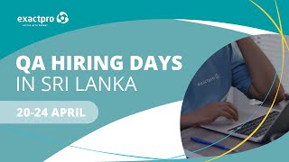 QA Hiring Days in Sri Lanka