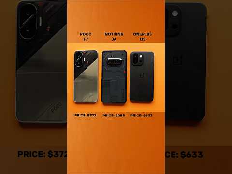 POCO F7 vs Nothing Phone 3A vs OnePlus 13S – BGMI SPEED TEST BATTLE!🔥