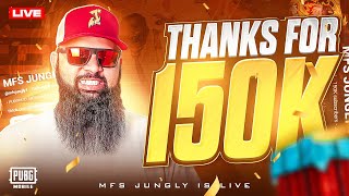 LIVE 🔥 150k Another Achievement Big Love MFS Army! 🫡 PUBG Mobile 3.9 Update