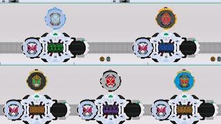 Flash Belt Kamen Rider Zio || All Ridewatch KR Wizard Henshin