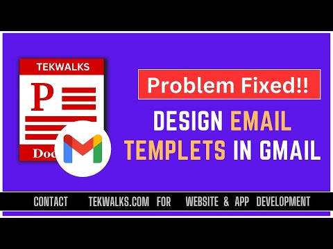 How to  Design and create Email Templates in Gmail for free – No Coding Required!