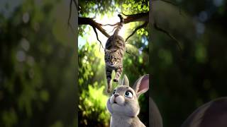 Rabbit Saves a Crying Cat – You Won’t Believe What Happens! | Heartwarming Animal Story