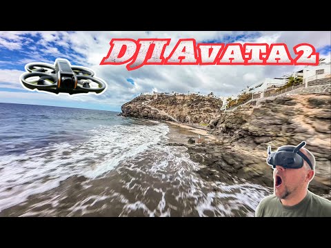 DJI Avata 2 Coast Flight Gran Canaria Motion Controller Playa del Pirata 🏴‍☠️Acapulco ocean view
