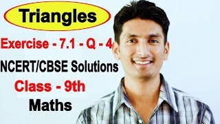 Chapter 7 Exercise 7.1 Question 4 - Triangles Class 9 Maths - NCERT Solutions