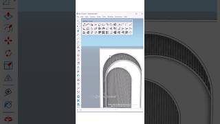 Perfect Vertical Wood Slat Placement in SketchUp! Want to achieve this clean, modern look #nicetower